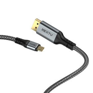 이지넷유비쿼터스 NEXTU 케오좌 UHD 8K USB-C TO DP1.4 케이블 넥플릭스지원 ZCDP8432-8K 2m