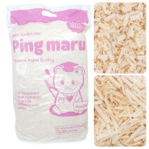햄스터베딩 톱밥 엠텍 PING MARU 아스펜 베딩 중포장 1.2kg