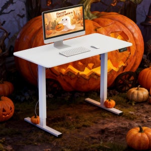 호몰 전동 인체공학 E0 모션데스크 PE-01 컴퓨터책상 책상 화이트