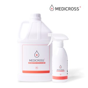 메디크로스 고순도 진심 살균소독제 4L +500ml 세트