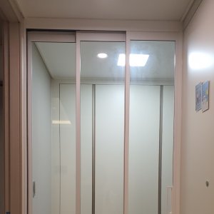 구미 아이파크더샾 아파트 현관중문 슬림 28mm 대구 3연동도어 포항 울산 김천 경산