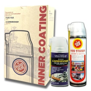 플루이드필름 NAS-500 루브로이드 LS-360 세트 - 차량용 방청윤활제 이너코팅제 500ml 360ml 투명 라놀린 트라이보필름 에어로졸 타입