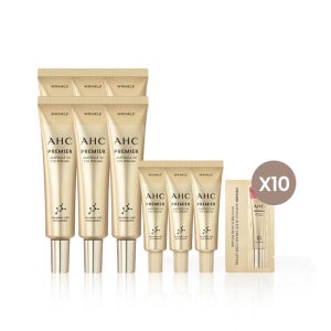 AHC 프리미어 앰플 인 아이크림 35ml 6개 +7ml 3개 +앰플인 아이크림 코어리프팅 1ml 10개