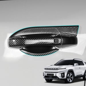 토레스 EVX 튜닝 도어손잡이 외캐치 카본 몰딩