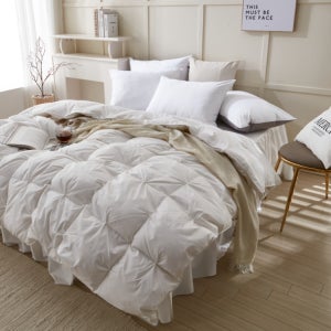 80수 스노우 헝가리 구스 차렵이불(겨울용)