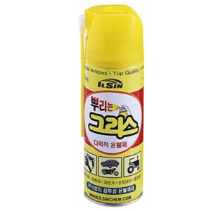 구리스 뿌리는구리스 그리스 스프레이 윤활유 윤활제 오일 420ml 일신케미칼
