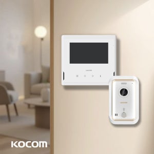 코콤 KCV-S701 4선식 비디오폰 초인종 세트 KIV-211 KCV-811 KVM-310 호환
