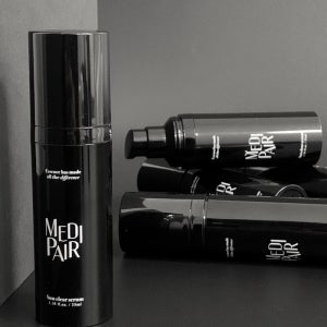 메디페어 선크림 선 세럼 클리어 눈시림없는 가벼운 촉촉한 펌프형 에어리스