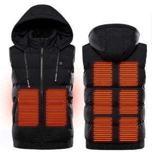 블랙야크 발열조끼 겨울낚시 등산용 조끼 보조배터리 포함 방한패딩