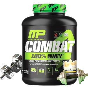 머슬팜 컴뱃 100% 웨이 프로틴 파우더 바나나밀크 2269g