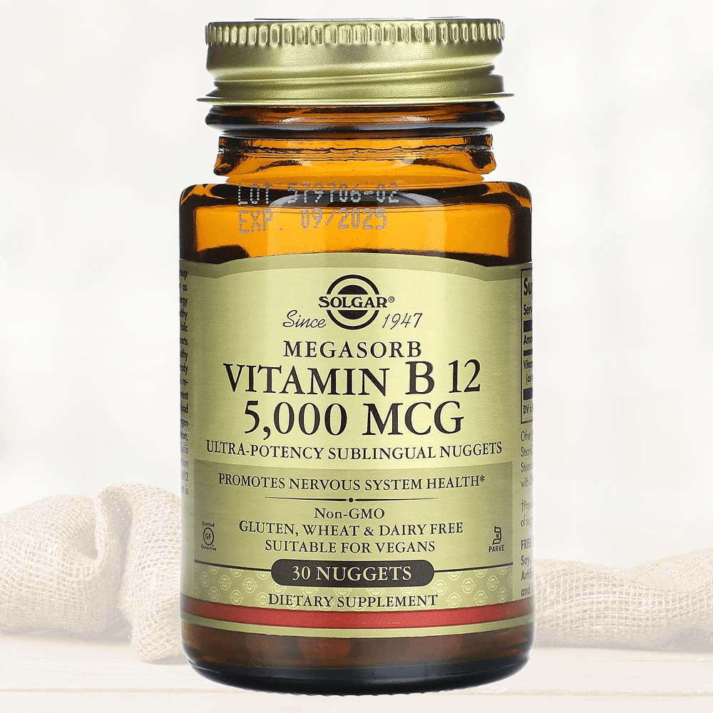 솔가 Megasorb <b>비타민</b>B12 5000<b>mcg</b> 30정