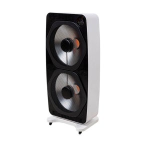 독일 크루거 가정용 사무실용 업소용 2구 하이라이트 리모컨 온풍기 KRT-60003