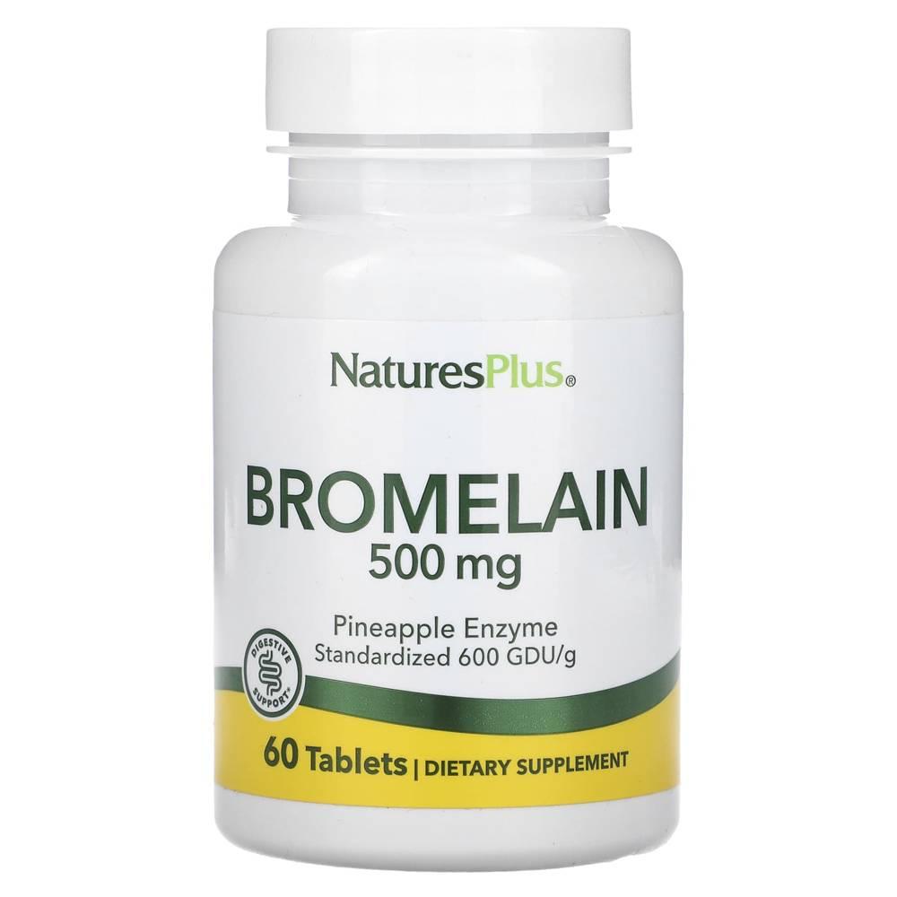 NaturesPlus Bromelain <b>네이처스플러스</b> 브로멜라인 500mg 60정