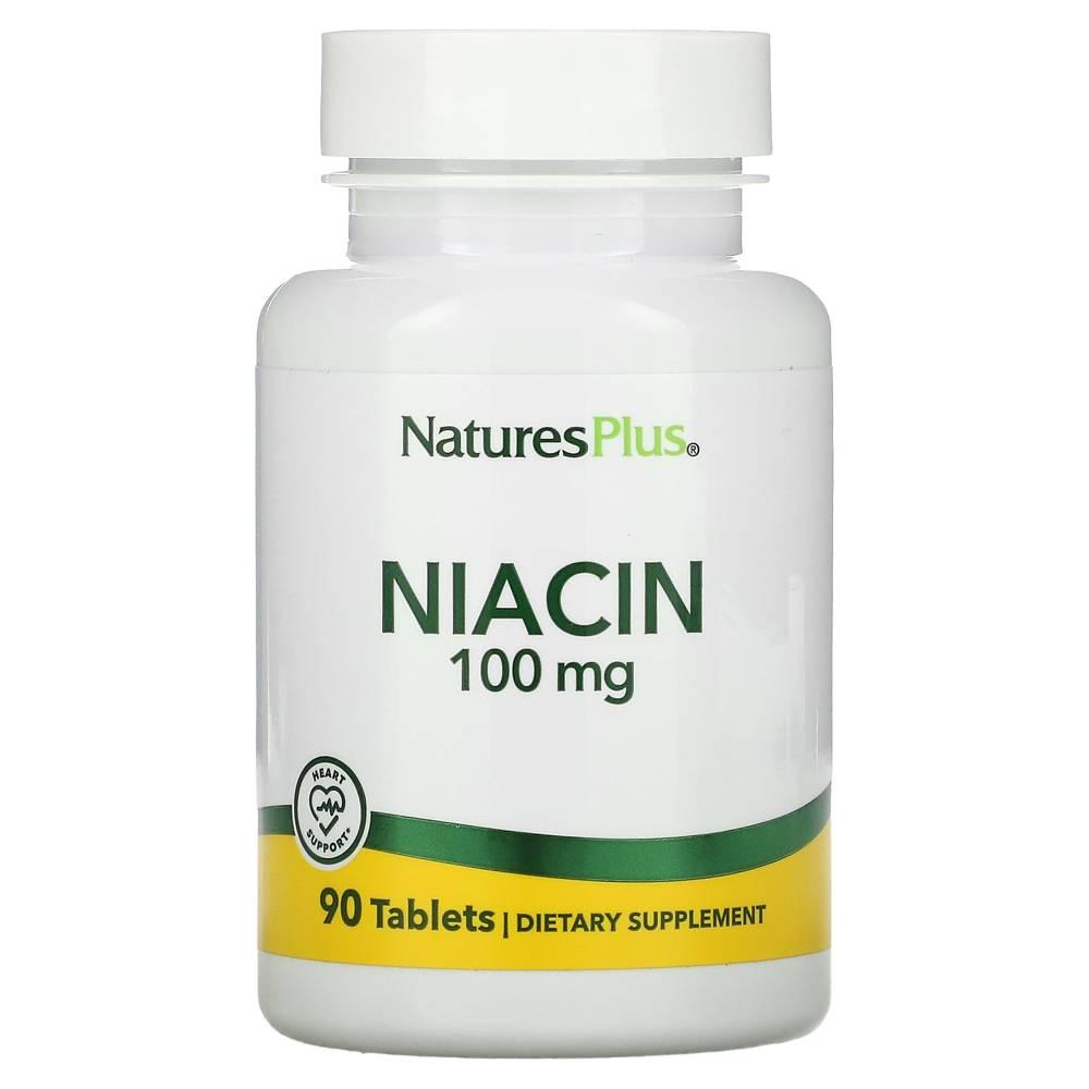 NaturesPlus Niacin <b>네이처스플러스</b> 나이아신 100mg 90정