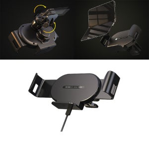 Z폴드 호환 차량용 와이드 무선 충전기 15W