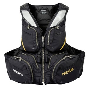시마노 VF-120W 플로팅 베스트 블랙 2XL 바다 선상 낚시 구명복 피싱그룹 만어 낚시