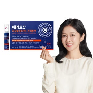 [휴온스N] 메리트C 리포좀 비타민C 트리플샷 멀티비타민 코엔자임Q10 1개월분, 30병 1박스+전용 쇼핑백
