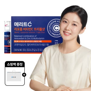 [휴온스N] 메리트C 리포좀 이뮨비타민C 트리플샷 멀티비타민 코엔자임Q10 1개월분, 30병 1박스+전용 쇼핑백