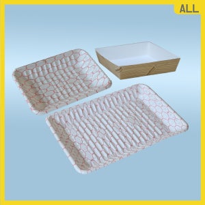 친환경 트레이 적그물 종이트레이 반값행사 8호 77호 88호-육류 다용도트레이