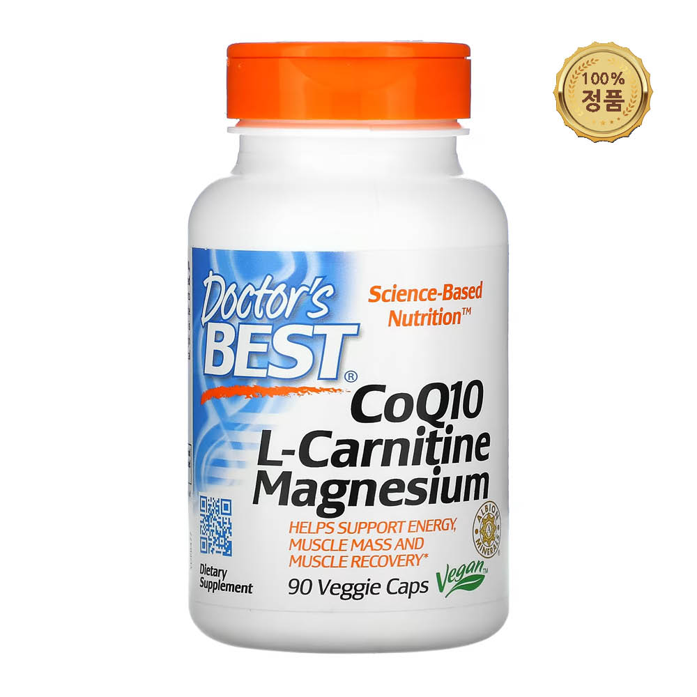 닥터스베스트 <b>COQ</b>10 엘 <b>카르니틴 마그네슘</b> 90캡슐 유비퀴논