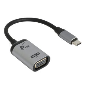 USB3.1 C타입 to VGA 핸드폰 미러링케이블 RGB D-SUB젠더 스마트폰 컨버터 확장 공유 복제 TV연결