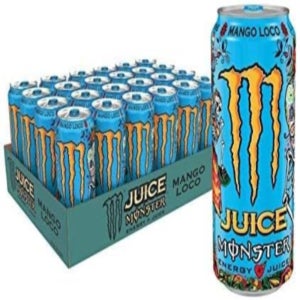 [영국발송] 500ml 24캔 몬스터 망고 로코 에너지 드링크 Monster mango loco Energy Drink