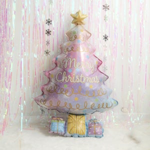 크리스마스 트리풍선, 오팔 은박풍선 39인치 (그라보 정품)