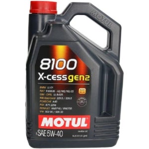 Motul 109776 8100 X-Cess Gen2 5W-40 모터 오일 5리터