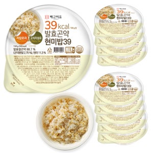 빼고비움 최저 칼로리 100g당 39kcal 발효곤약쌀현미밥39 150g, 10개