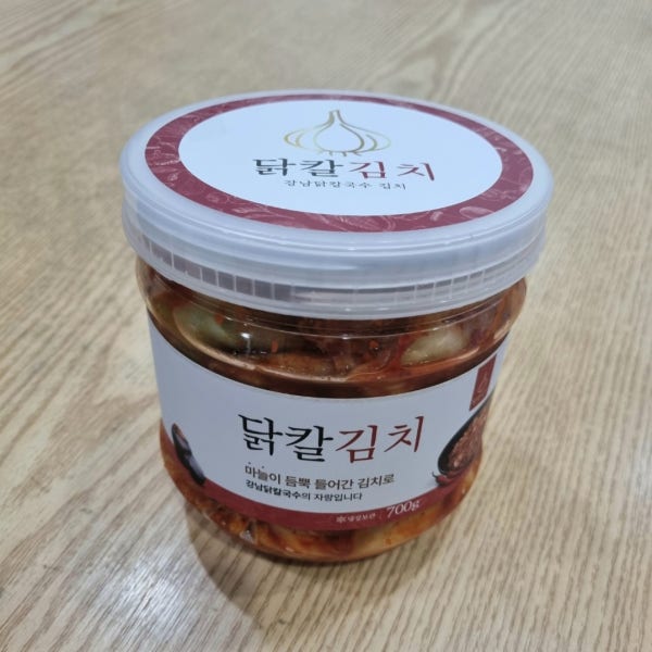 [리뷰이벤트] [닭칼김치] 매운 실비마늘김치 700g
