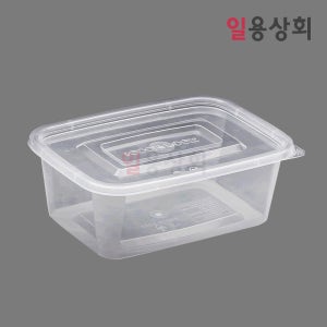 사각 밀폐용기 DS 1100ml 400세트 투명