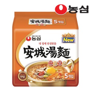 농심 안성탕면 멀티팩 1봉 5개입