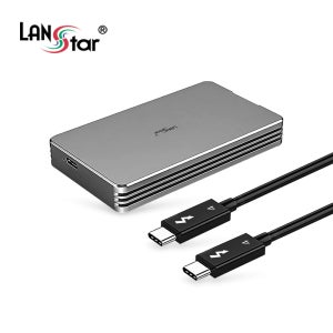 LANstar 썬더볼트 M.2 NVME SSD 40Gbps 외장 케이스 LS-TBNVME
