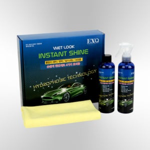 이엑스큐 인스턴트 샤인 250ml 세트 - EXQ Instant Shine SN1301-1 물없이 세차 발수코팅 광택 보호효과