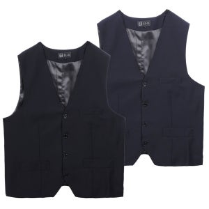 남성 싱글 브이넥 정장 조끼 남자 하객룩 베스트 빅사이즈