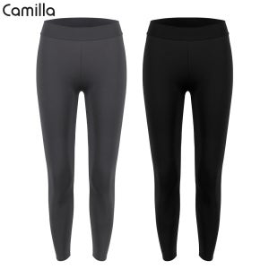 카밀라 여성 여름 기능성 에어로쿨 9부 레깅스 913