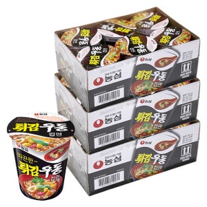 농심 튀김우동 소컵 62g X 18개