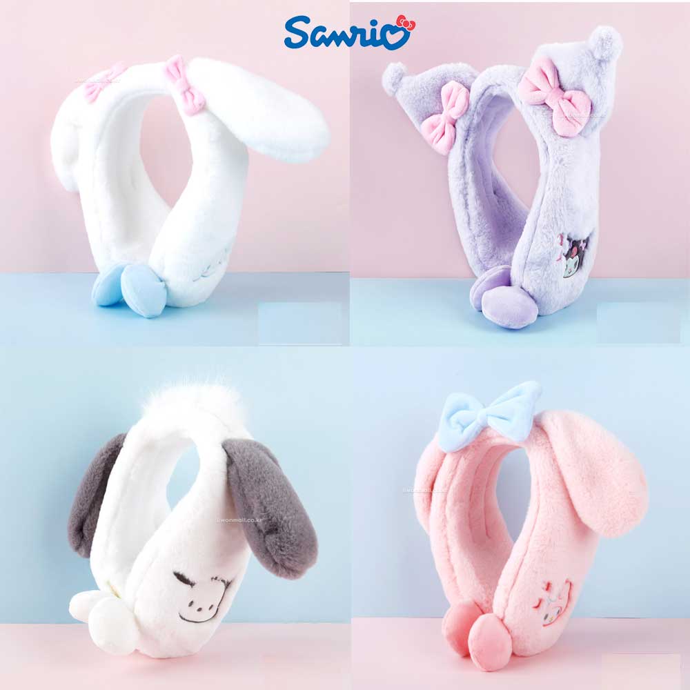 산리오 움직이는 귀마개 시나모롤 쿠로미 마이멜로디 포차코 귀마개 큐트 팔랑