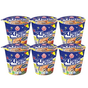 오뚜기 진라면컵 순한맛 65g x 6입