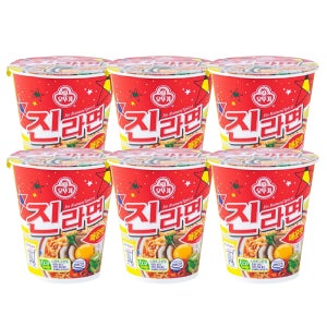 오뚜기 진라면컵 매운맛 65g x 6입