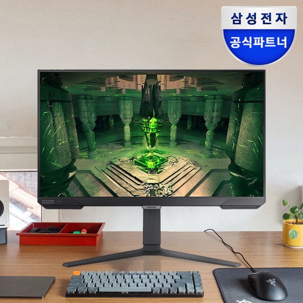 삼성 오디세이 G4 게이밍 모니터 G40 IPS 광시야각 컴퓨터 와이드