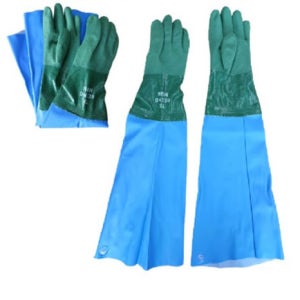 동남 해루질장갑 긴 토시장갑 1켤레 수산업 어업 갯벌 낚시 미나리장갑