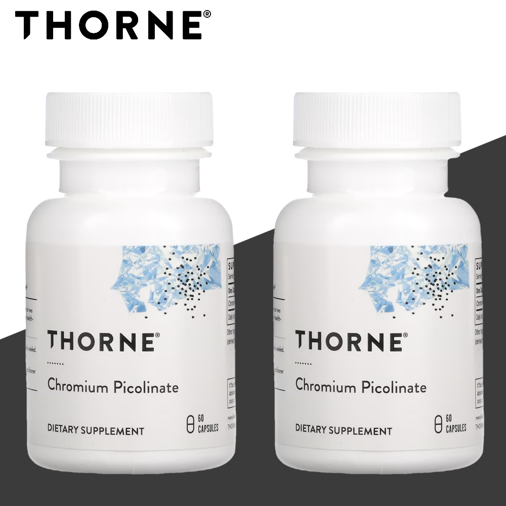 쏜리서치 <b>Chromium</b> Picolinate 60캡슐 2개