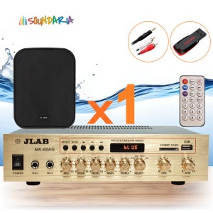 카페 외부 앰프 스피커 매장 벽걸이 벽부형 오디오 MK-60AG JLB-320 블랙 1개