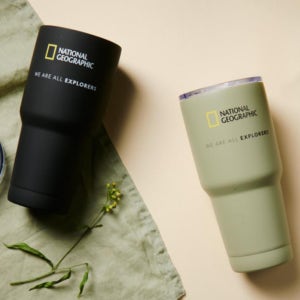 MEGA 600ml 스테인리스 텀블러 내셔널지오그래픽 진공텀블러 차량용 사무용 휴대 스텐 보온병 보냉병