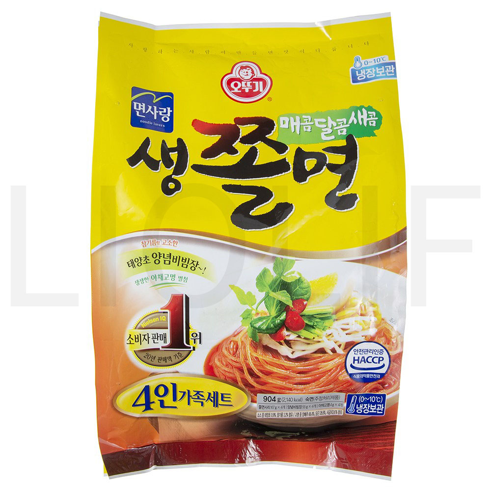 오뚜기 생쫄면 4인가족세트, 904g, 3개 (11,560원) (로켓1.5만이상무료)