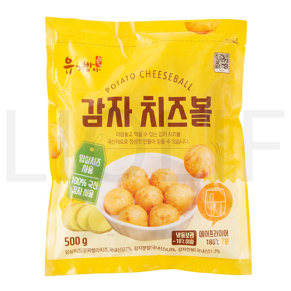 유기방아 떡 감자 치즈볼 (냉동) 25g 60개