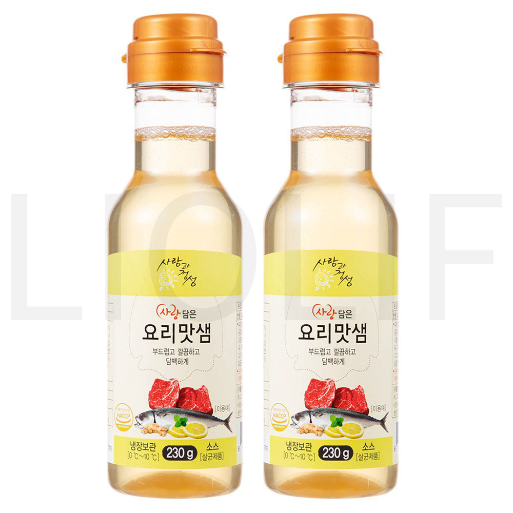 사랑과정성 기타소스 사랑담은 요리맛샘 230g 2개