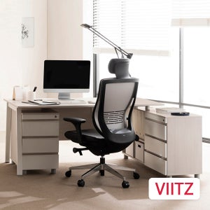 사무용가구 재택근무 [VIITZ] 플러스-이엑스 L형 책상 가구