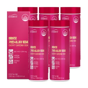 에버핏 다이어트 가르시니아 1004 HCA 체지방감소 112정, 5개